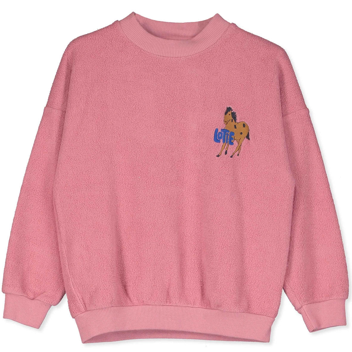 Lötiekids ROSE HORSE TEDDY SWEATSHIRT