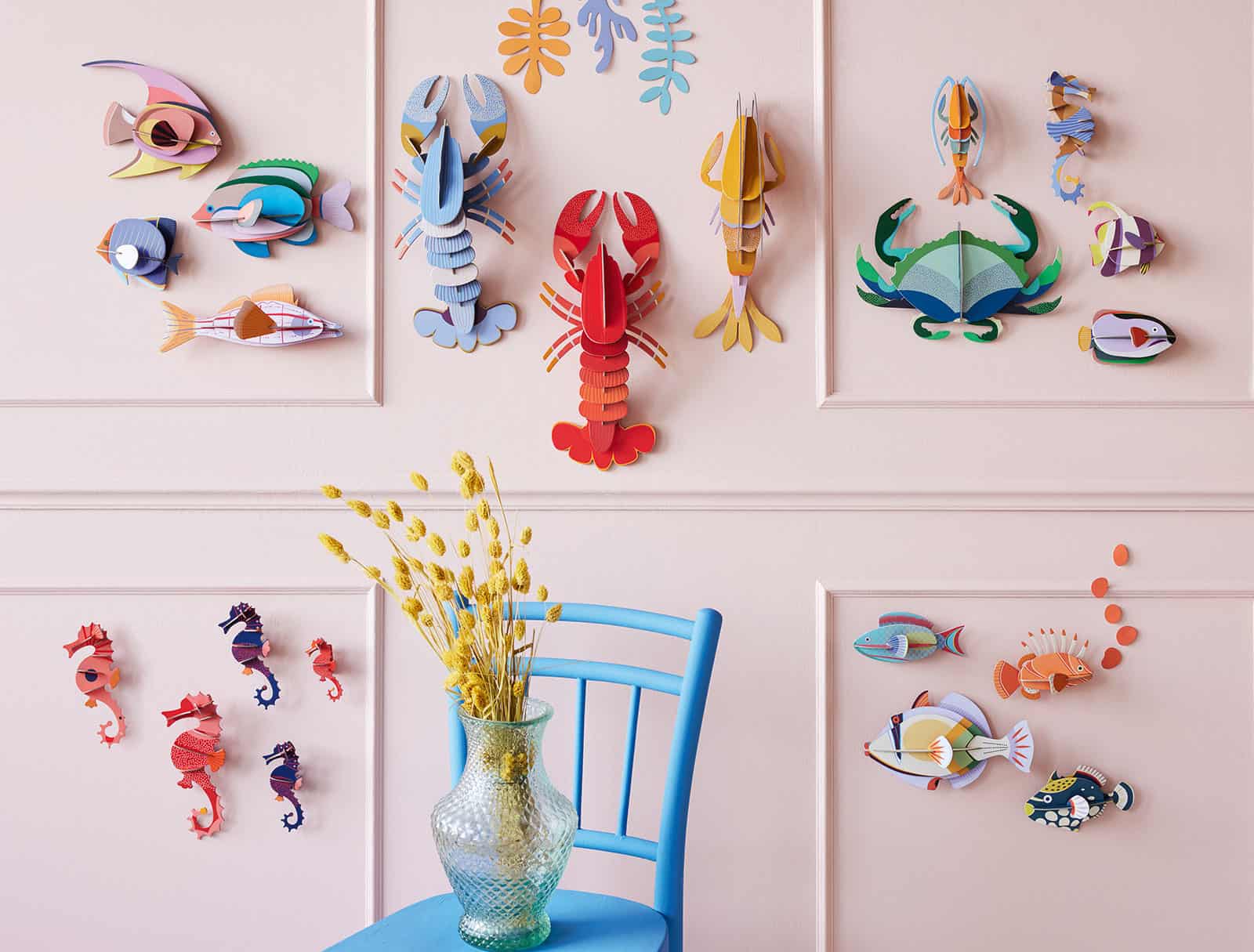 Studio ROOF 'Big sea creature - Sea horses set of 5'