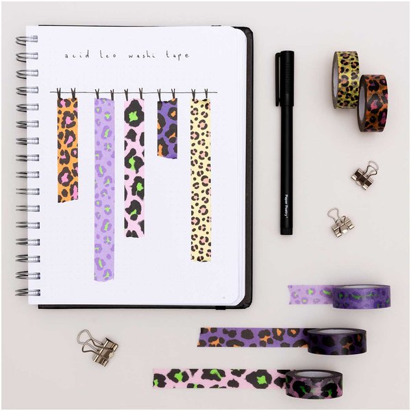 PAPER POETRY Tape Set 'Acid leo '
