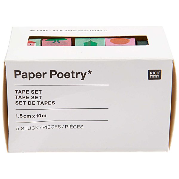 PAPER POETRY Tape Set 'Merry Christmas'