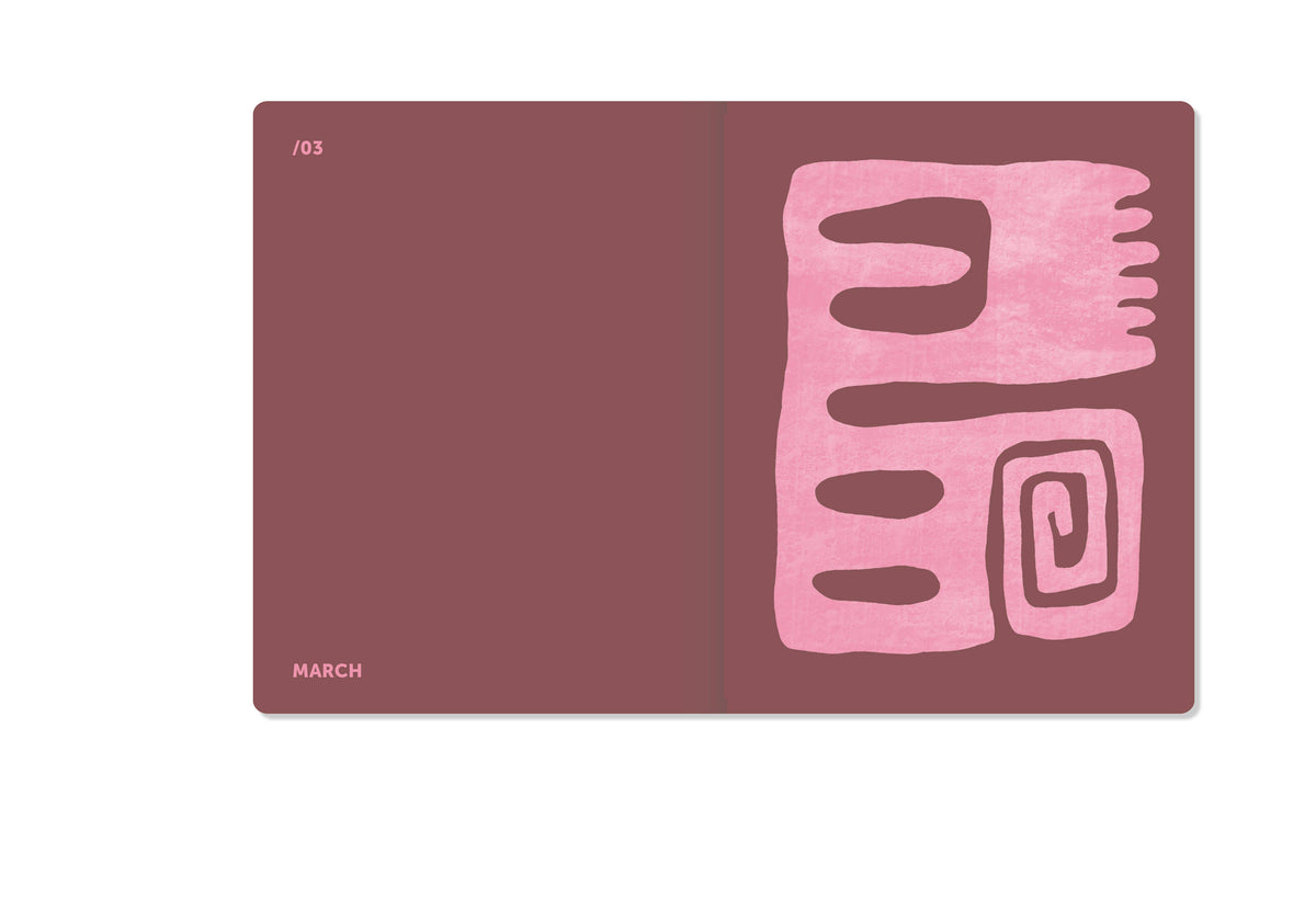 A-Journal - A-Planner Tagebuch 2027 – Rosa Leinen