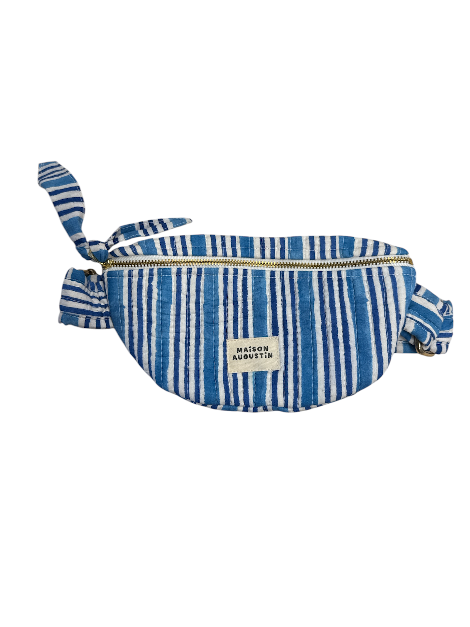 Maison Augustin -Bauchtasche Kinder Streifen Blau-