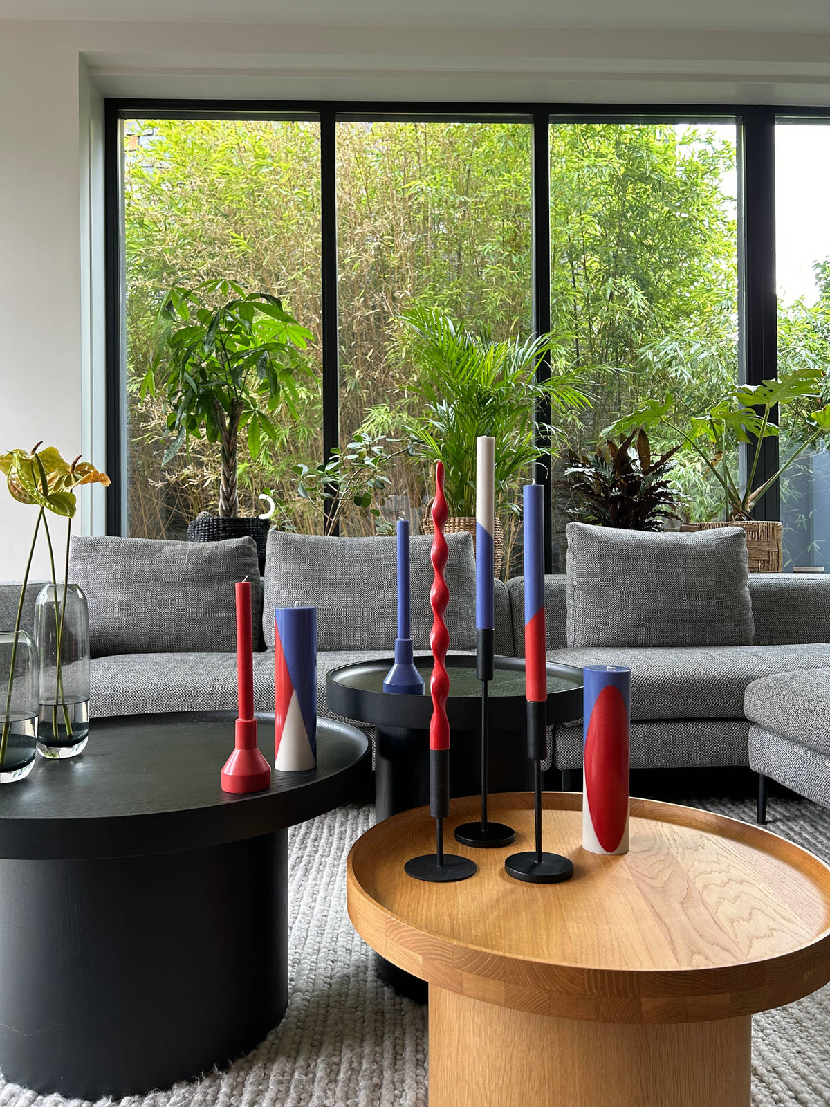 Originalhome - Diagonal-Kerzen, 3er-Set Harmonie