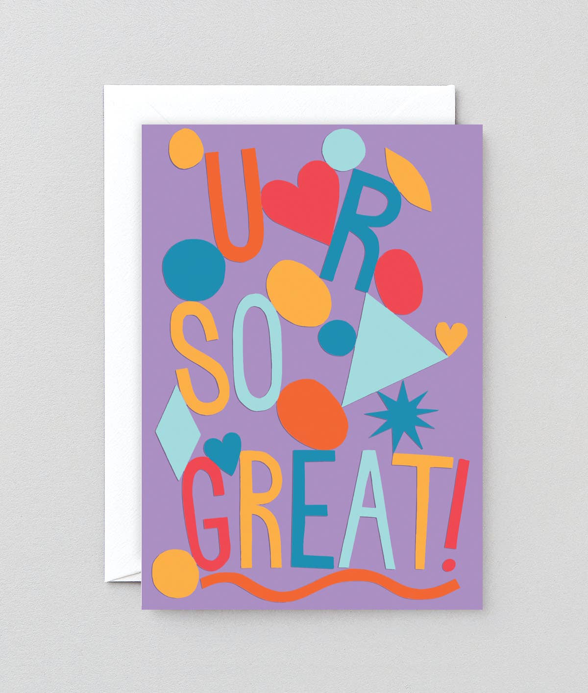 Grußkarte mit Prägung „Ur So Great“
