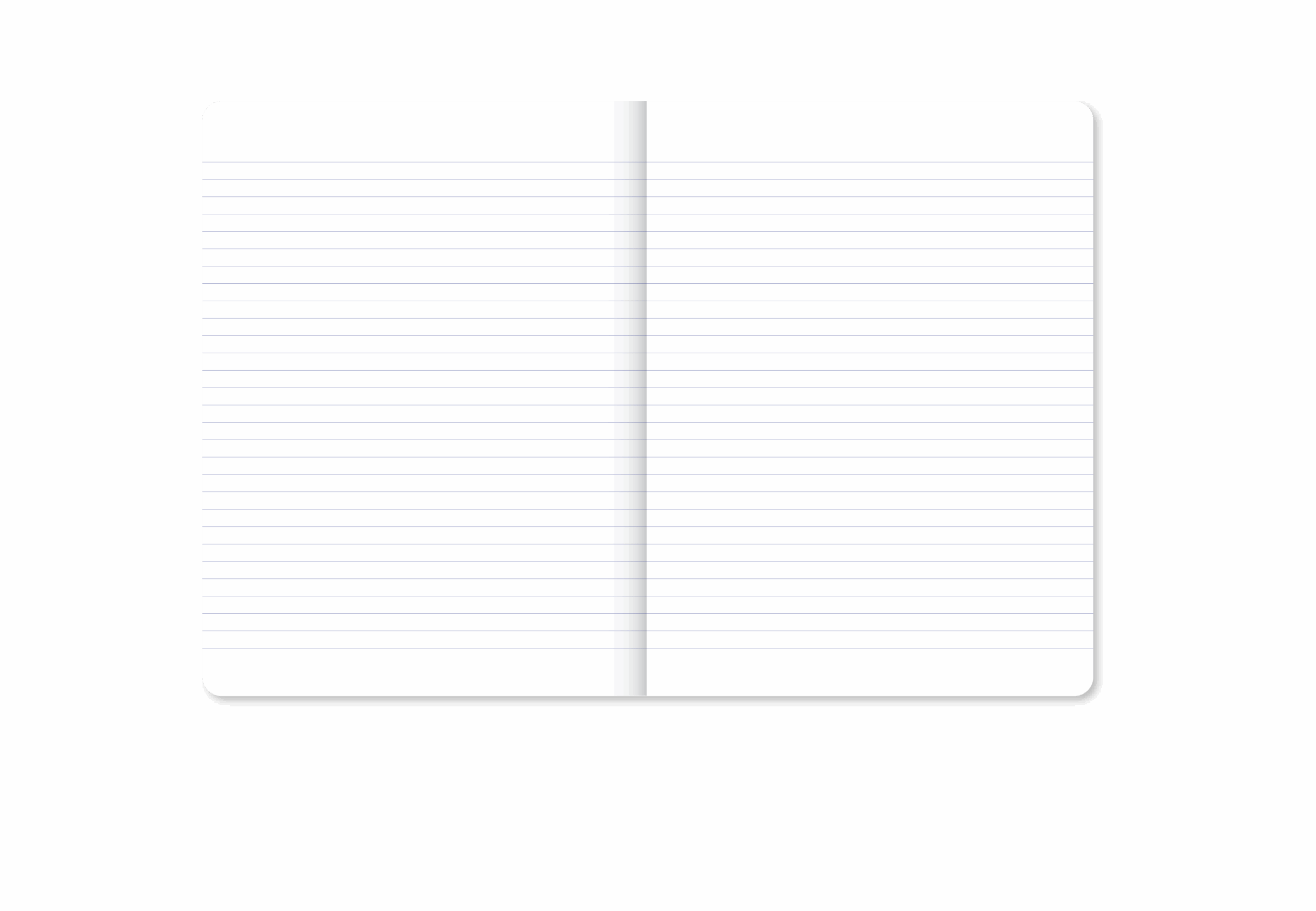 A-Journal Fabrique Notizbuch Streifen Lavendel