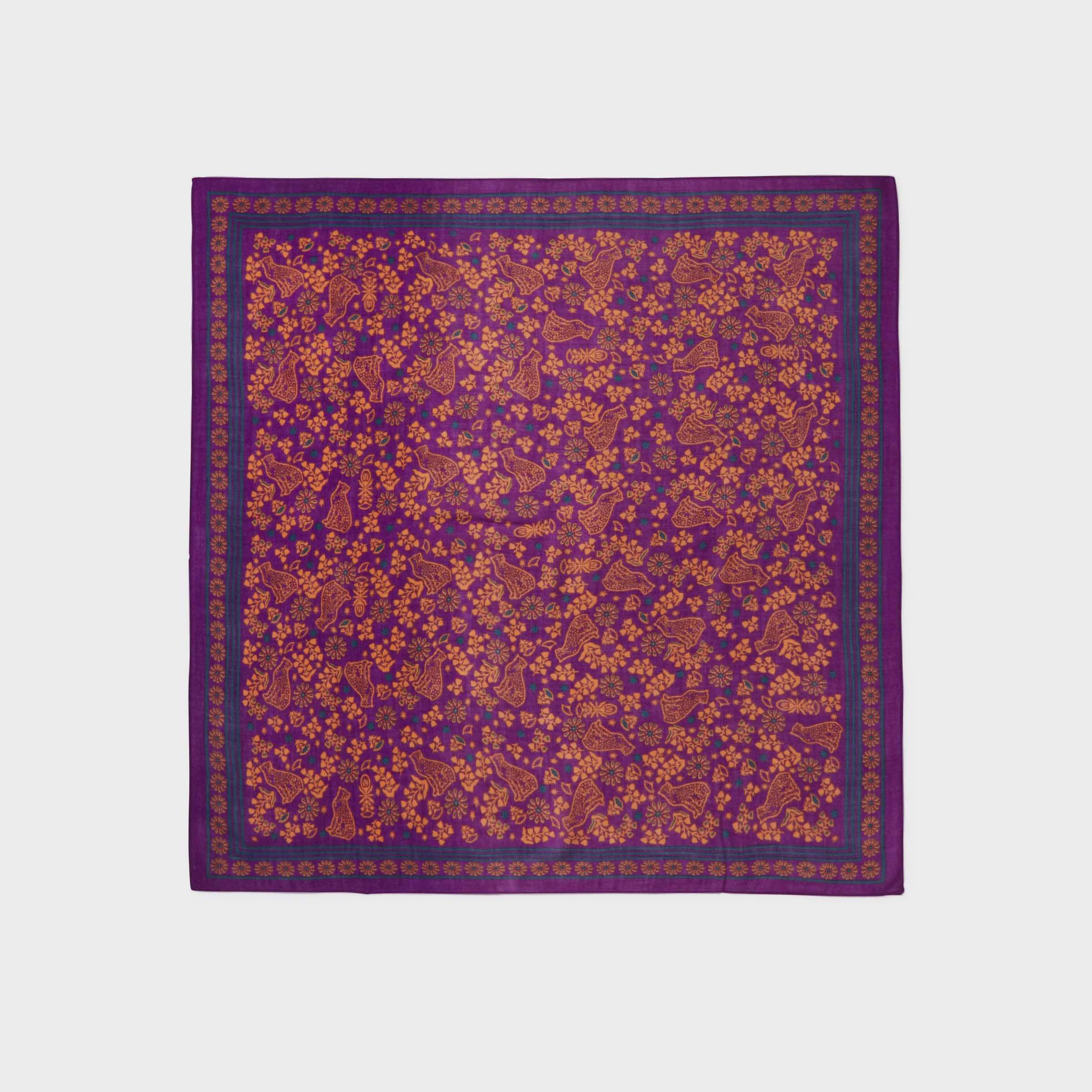 Schal aus 100% Wolle Constance Plum von Billybelt