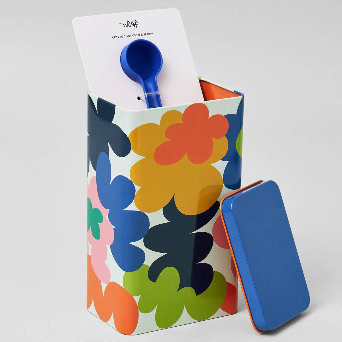 WRAP Abstrakte Blumen Küchenaufbewahrungsdose Kaffeedose