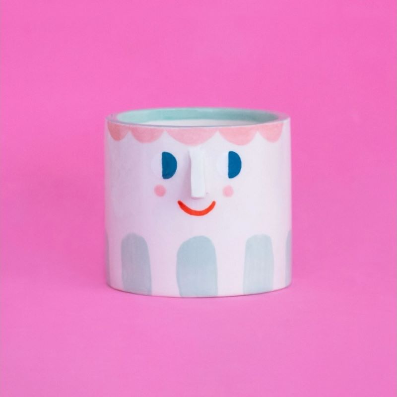 Ana Seixas Keramiktopf 'Friendly Face'
