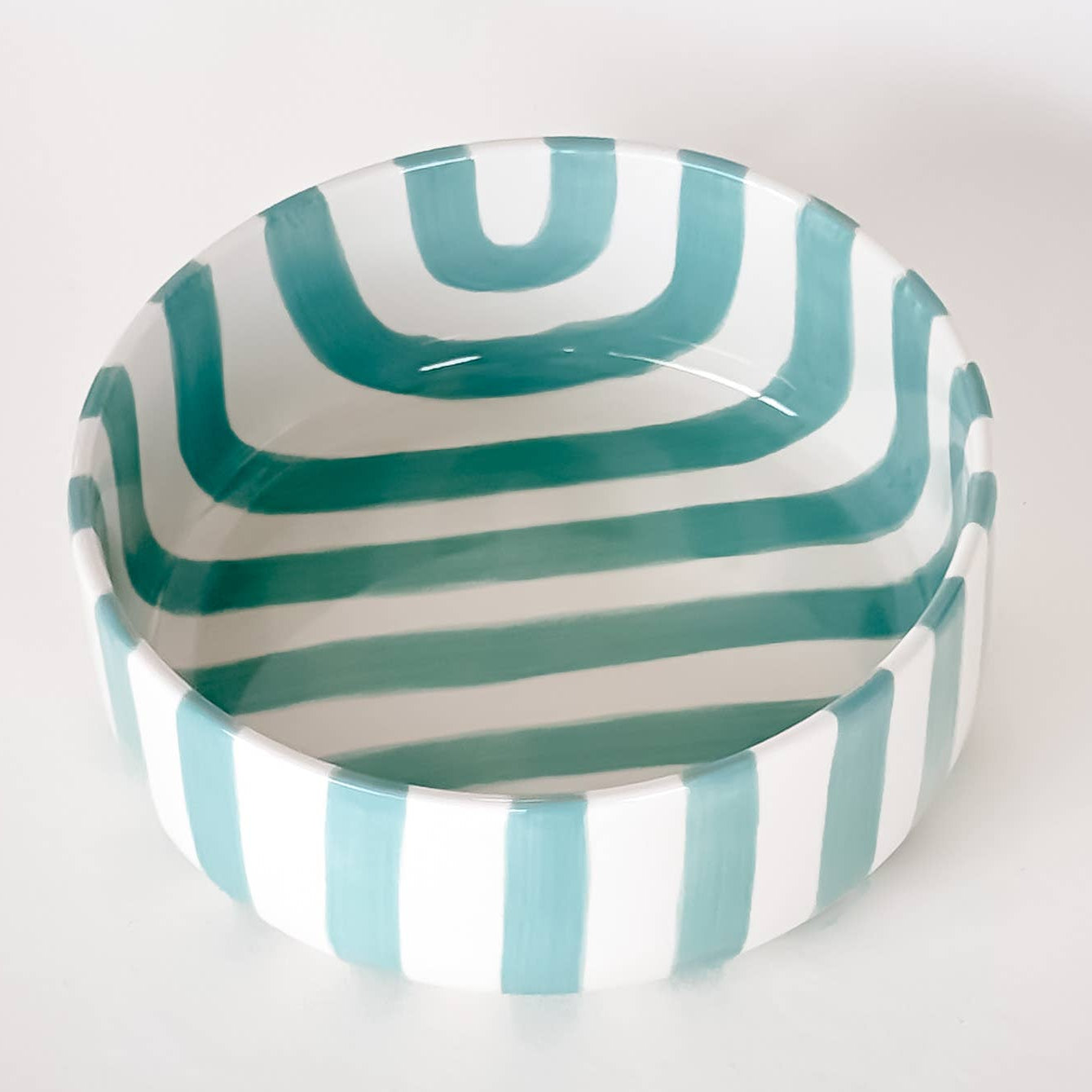 Magazin Minori Schale Stripes  amalfi mint