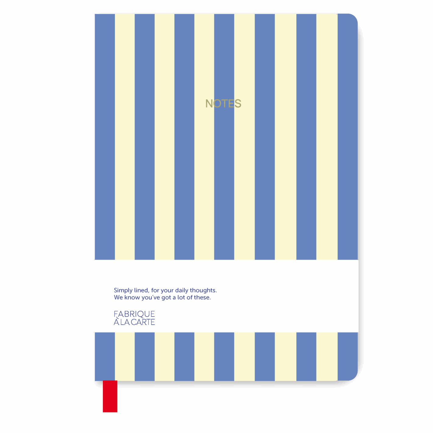 A-Journal Fabrique Notizbuch Streifen Lavendel