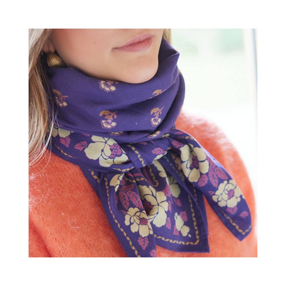 Schal/ Halstuch 'Only Indigo Violin'