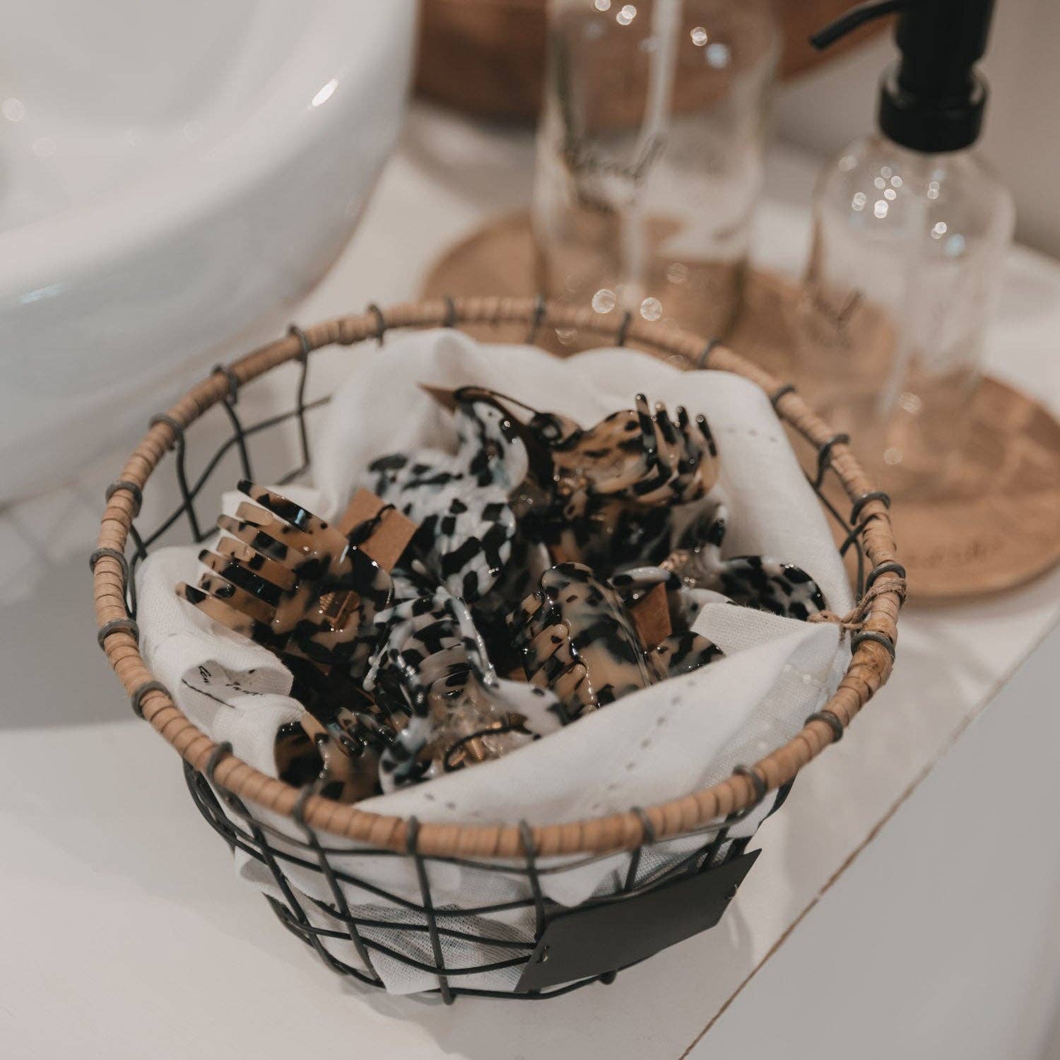 Haarspange klein Herz Leo