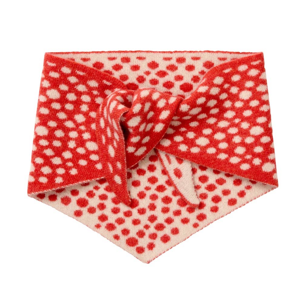 Gepunktetes Halstuch Rot Donna Wilson