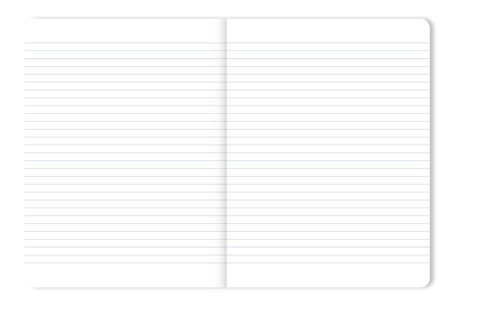 A-Journal Notizbuch Dünne Streifen Beige