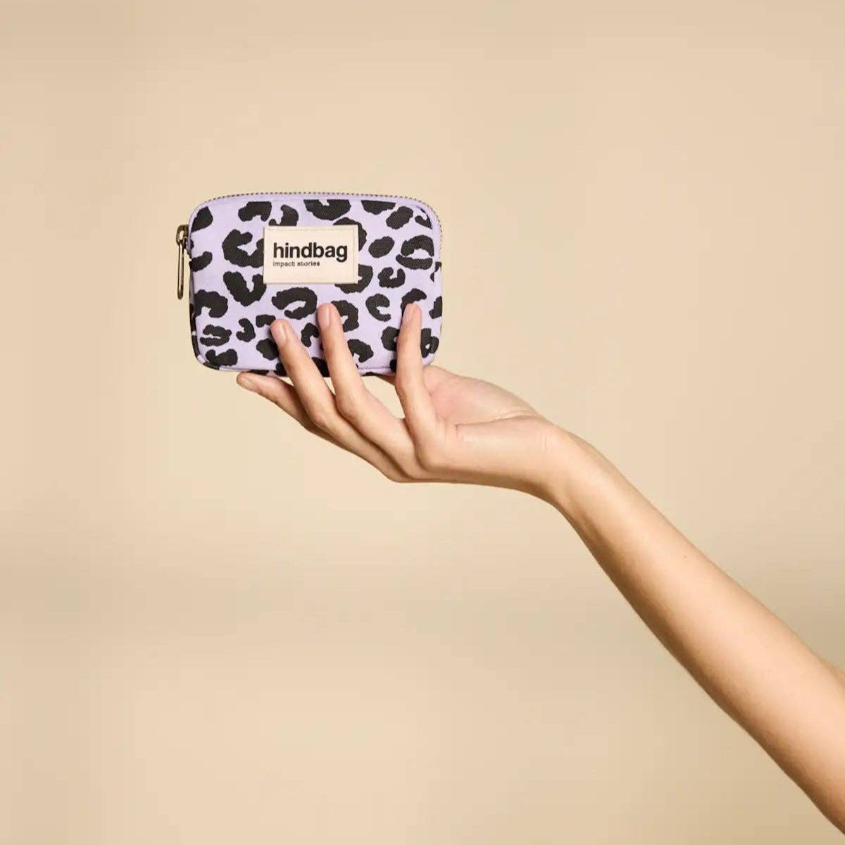 Lili Leopard Lila Geldbörse