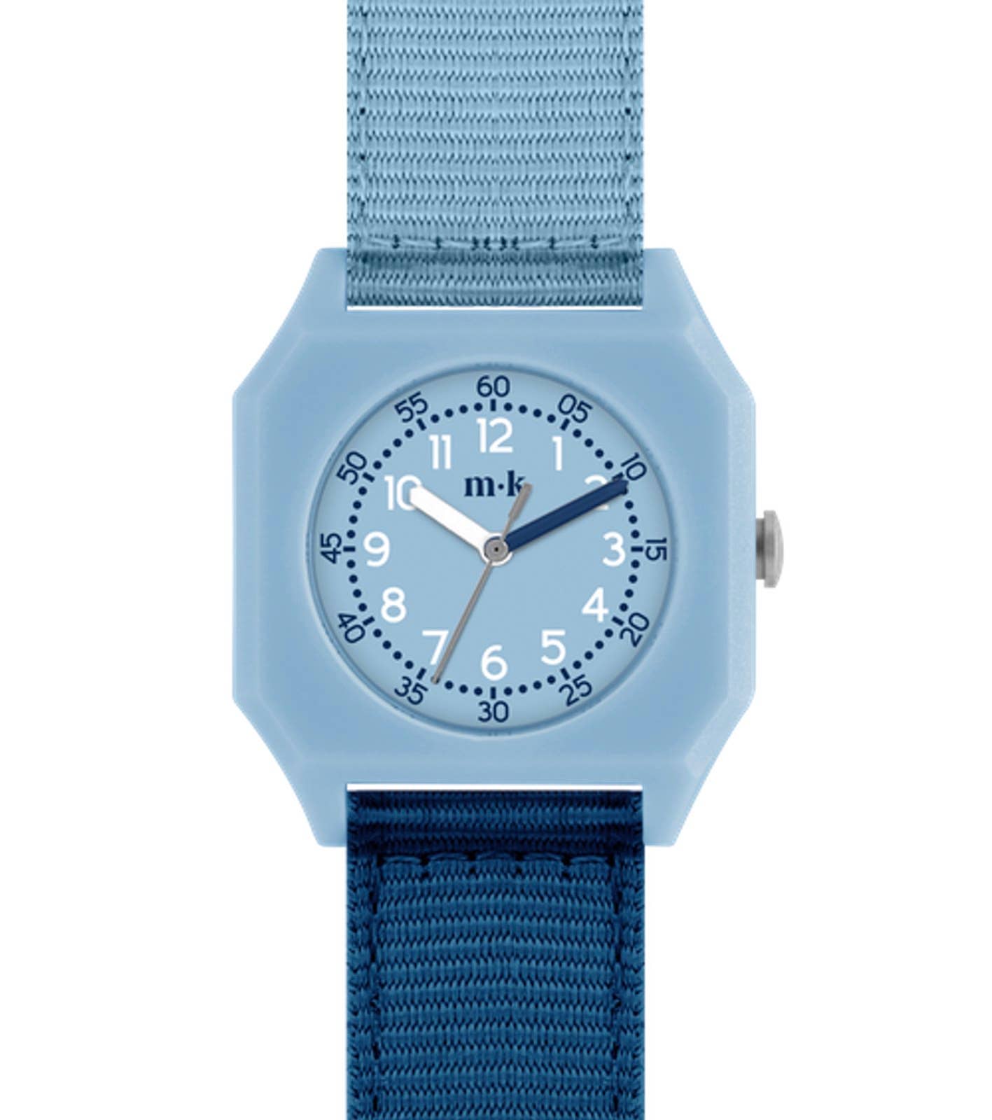Blaue Cotton Candy Uhr mini kyomo