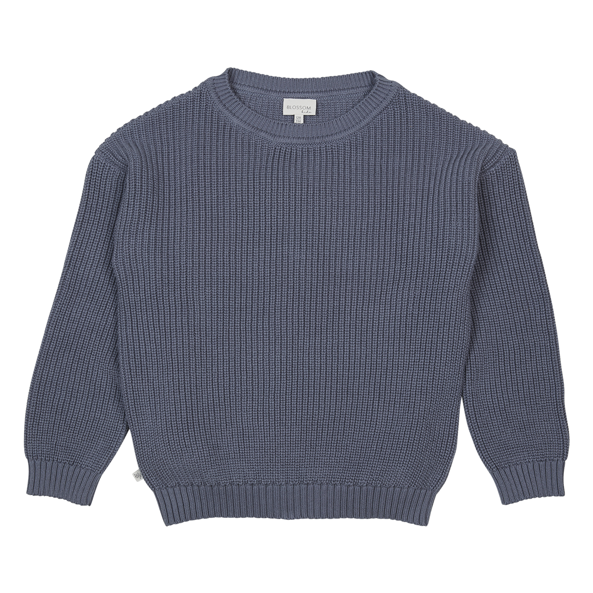 Strickpullover aus BioBaumwolle 'Indigo'