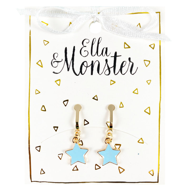 CLIP OHRRINGE 'Blue Star' Ella &Monster