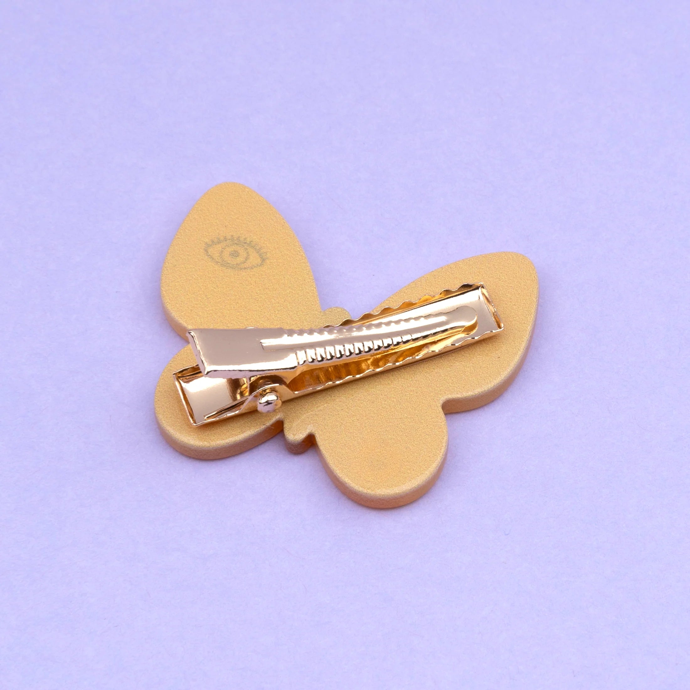 Coucou Suzette Haarclip 'Gelber Schmetterling'