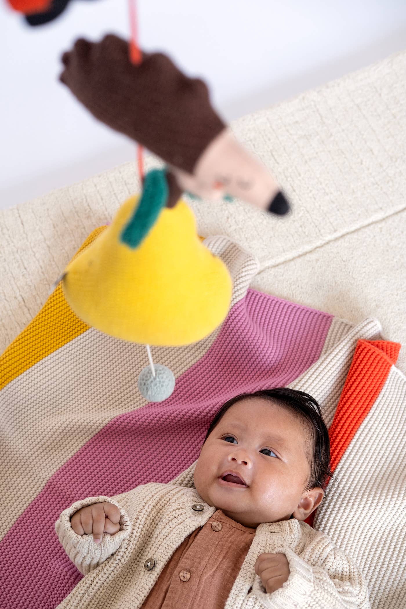 Sophie Home Musik-Mobile  Gartenmotiv mit Marienkäfer und Igel