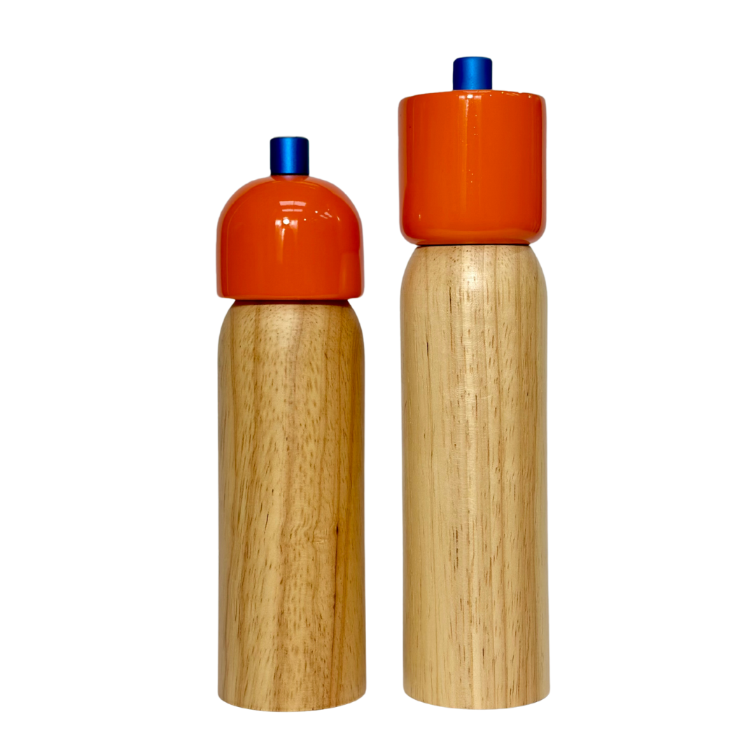 MÆGEN Salz- und Pfeffermühle, Orange und Blau
