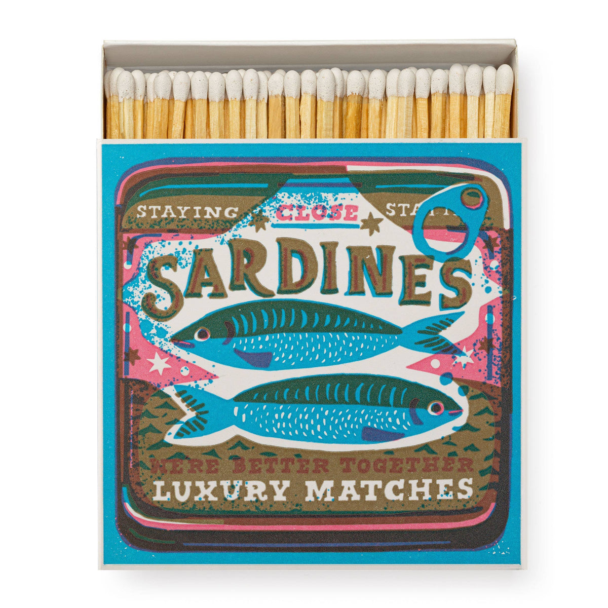 Archivist | Europe - Better Together Sardinen | Quadratische Sicherheitsstreichhölzer
