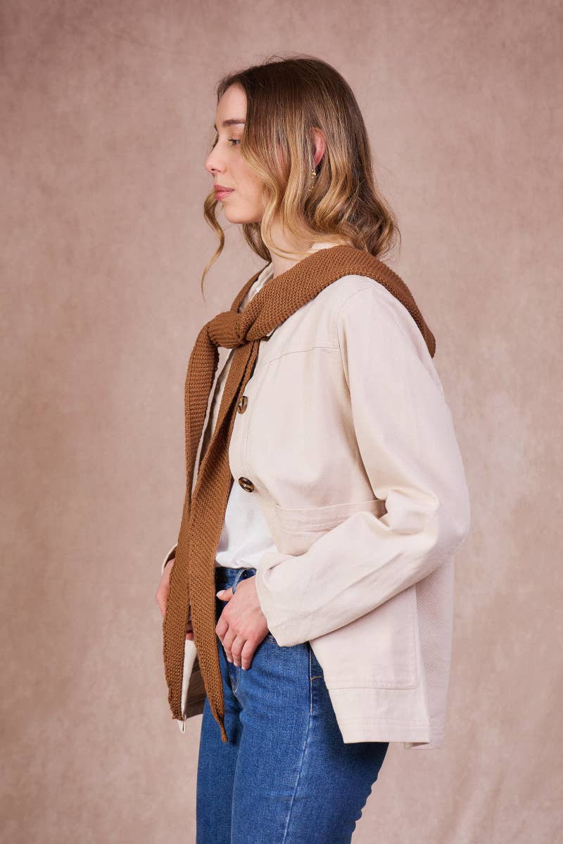 "Hood" Kapuzenschal Mütze Wolle