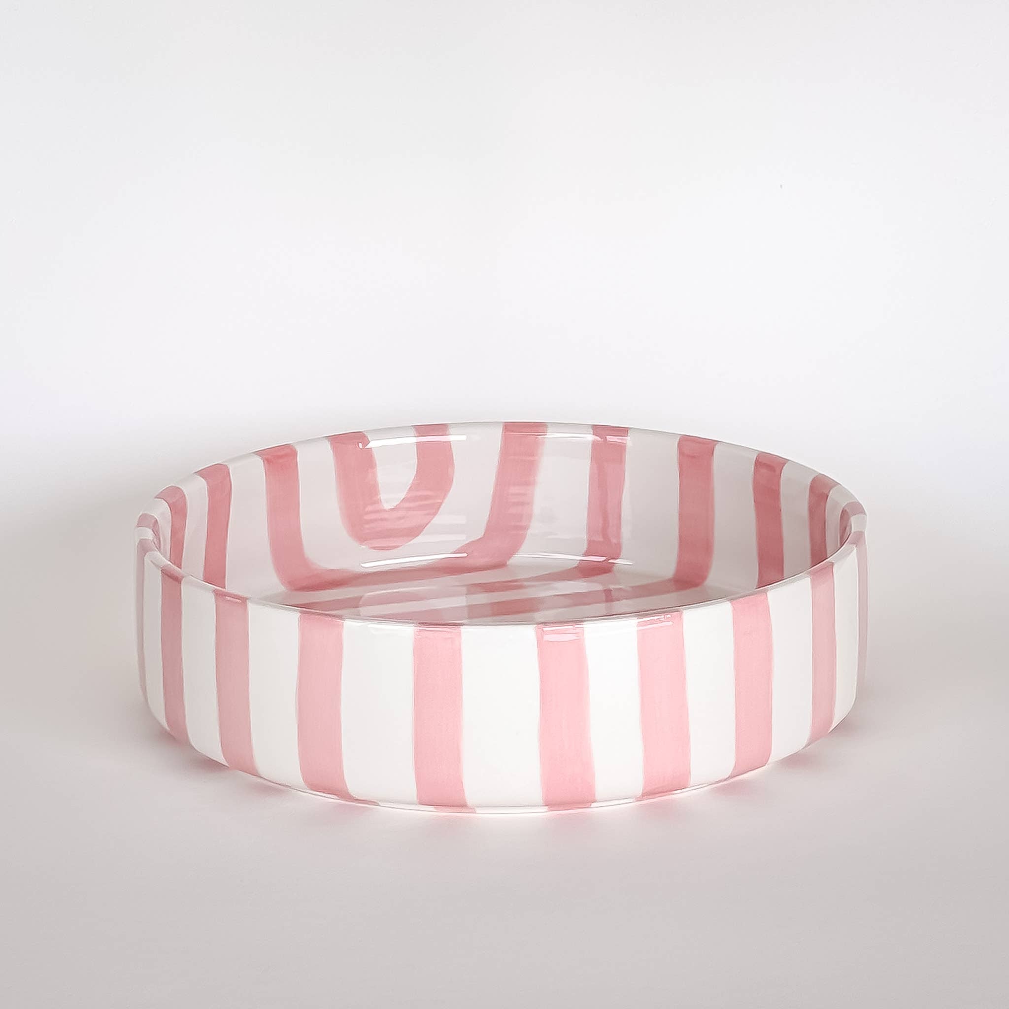 Schale gross  Stripes - incanto rose