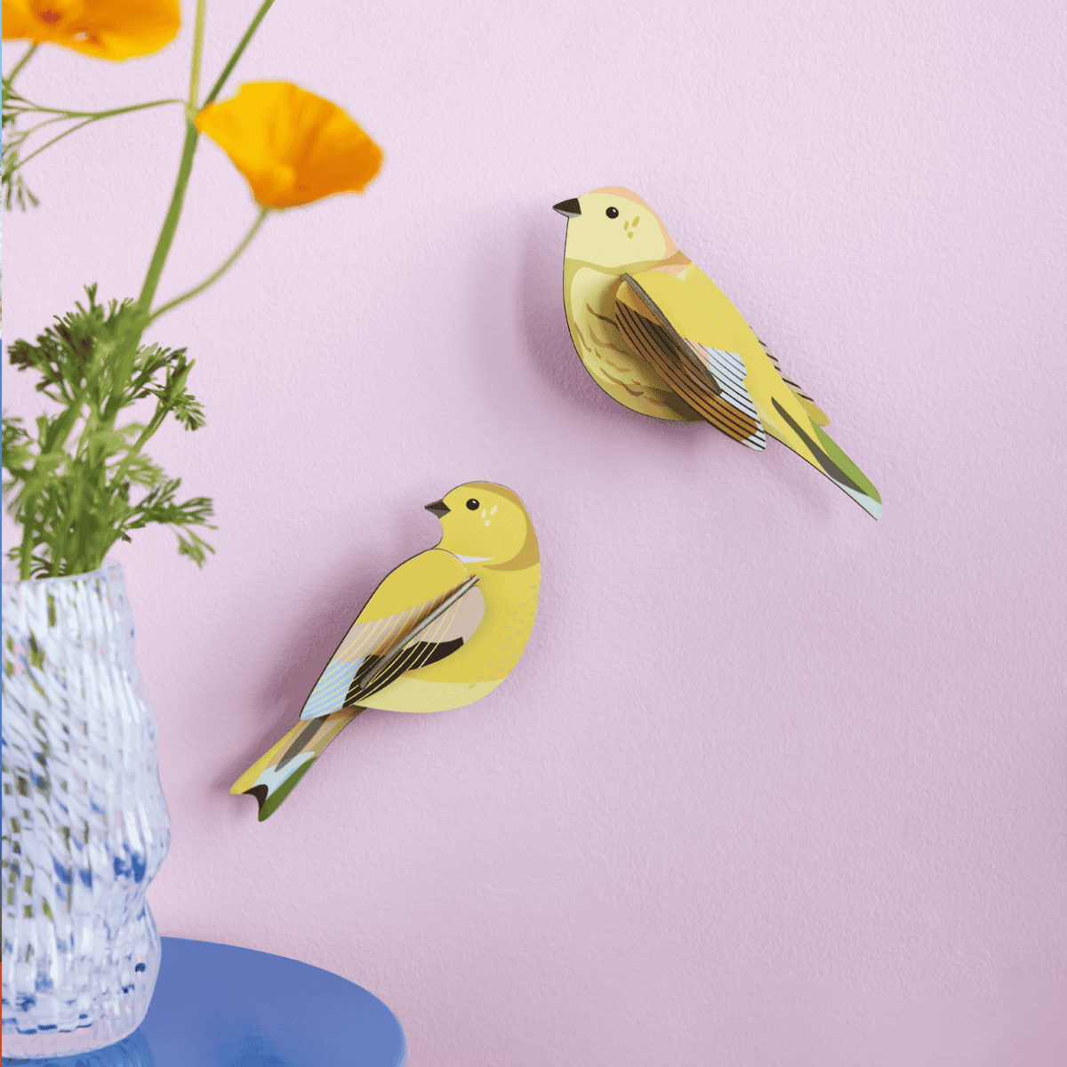 Studio ROOF 'Garden Bird - Citrinella Pair'