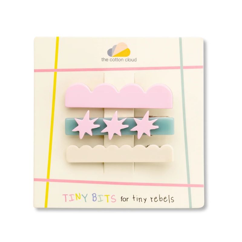 The Cotton Cloud Haarspangen 'Stars' (3er-Set)