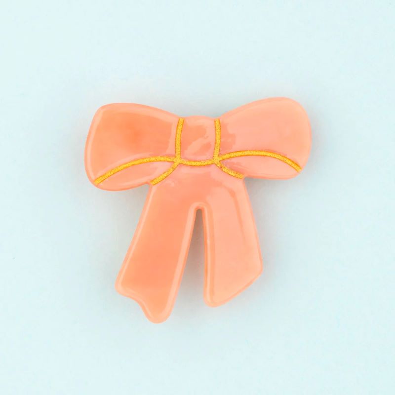 Coucou Suzette Haarclip 'Rosa Schleife'
