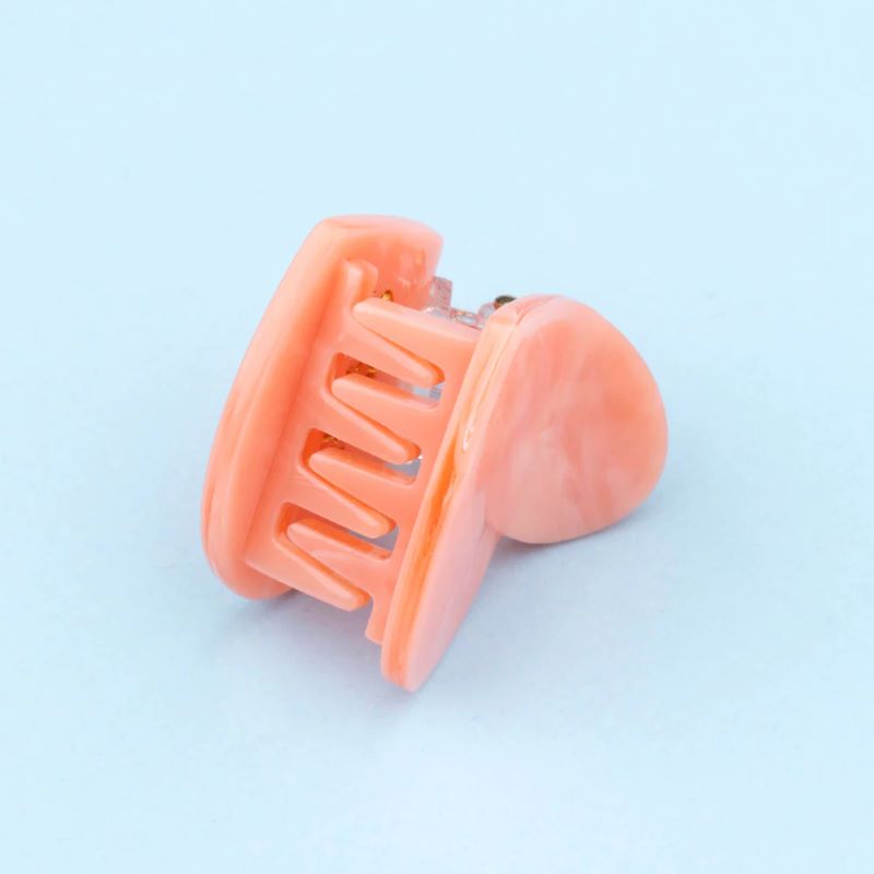 Coucou Suzette Mini Haarklammer 'Pink Heart'