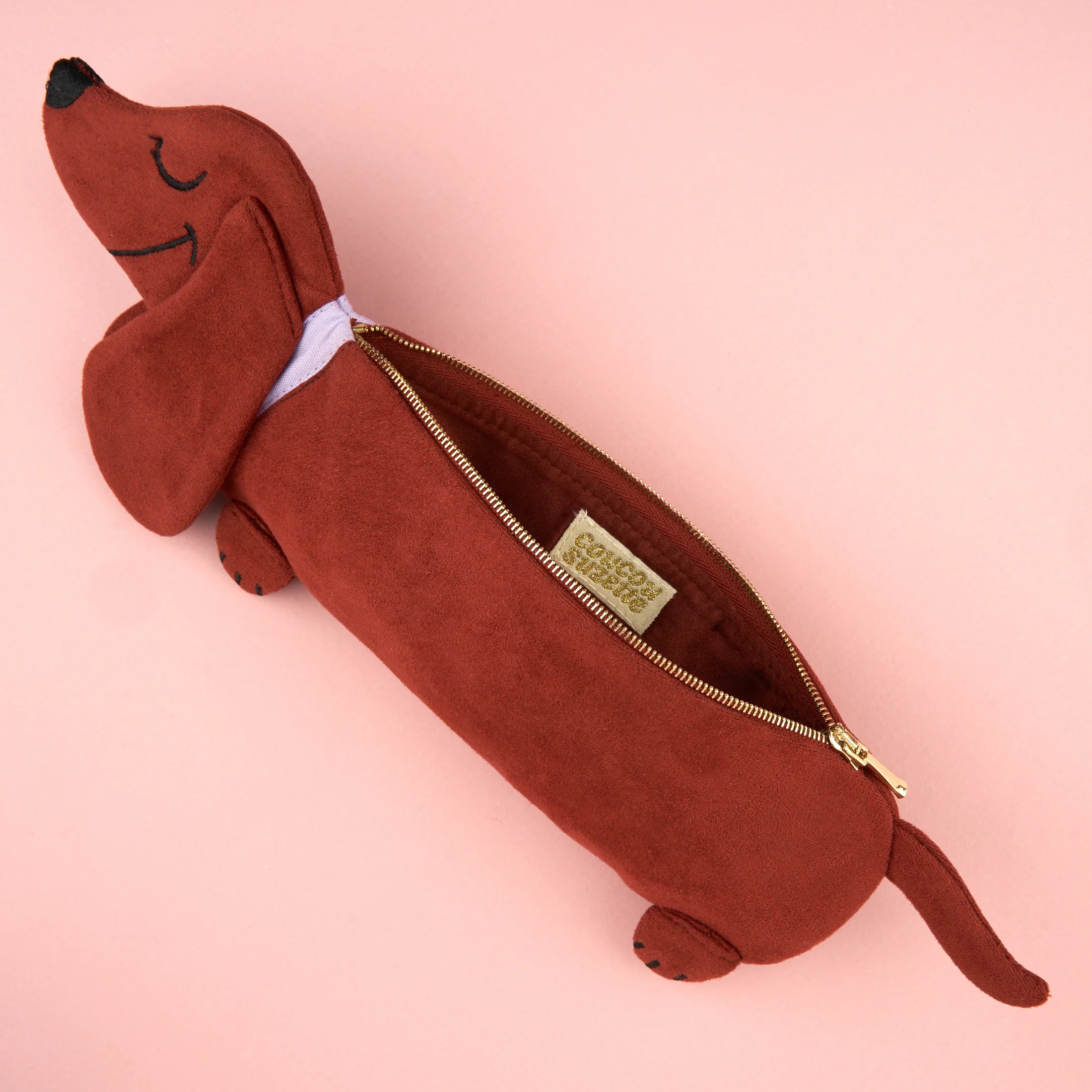 Coucou Suzette -Federtasche Dackel-