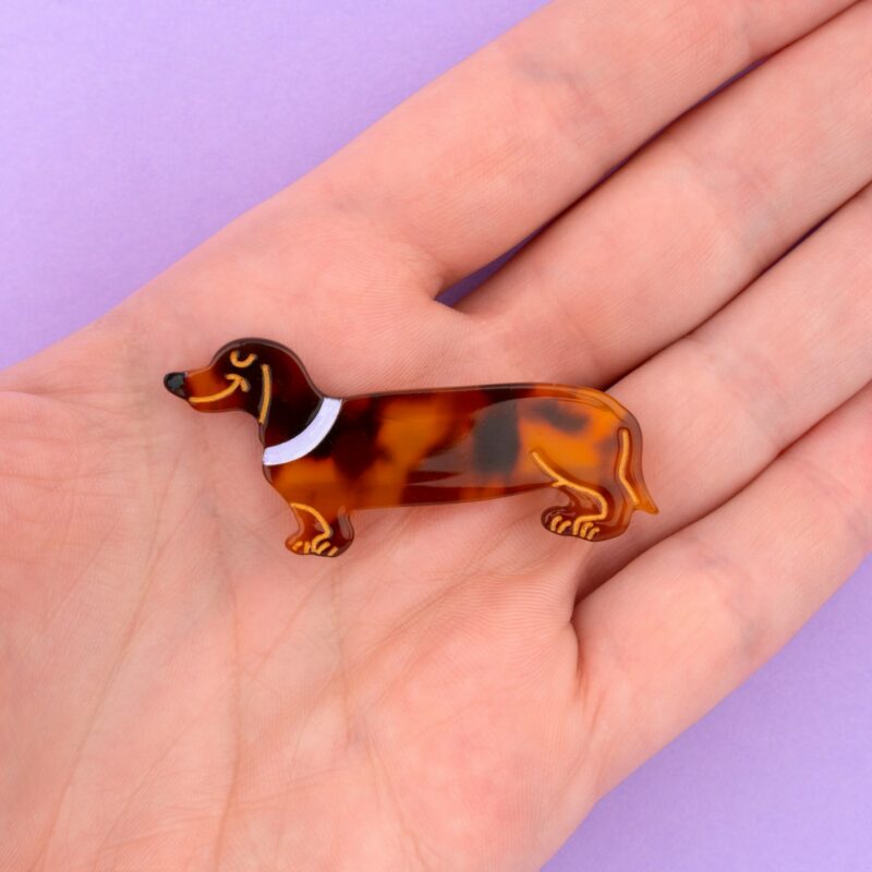 Coucou Suzette Haarclip 'Dachshund'