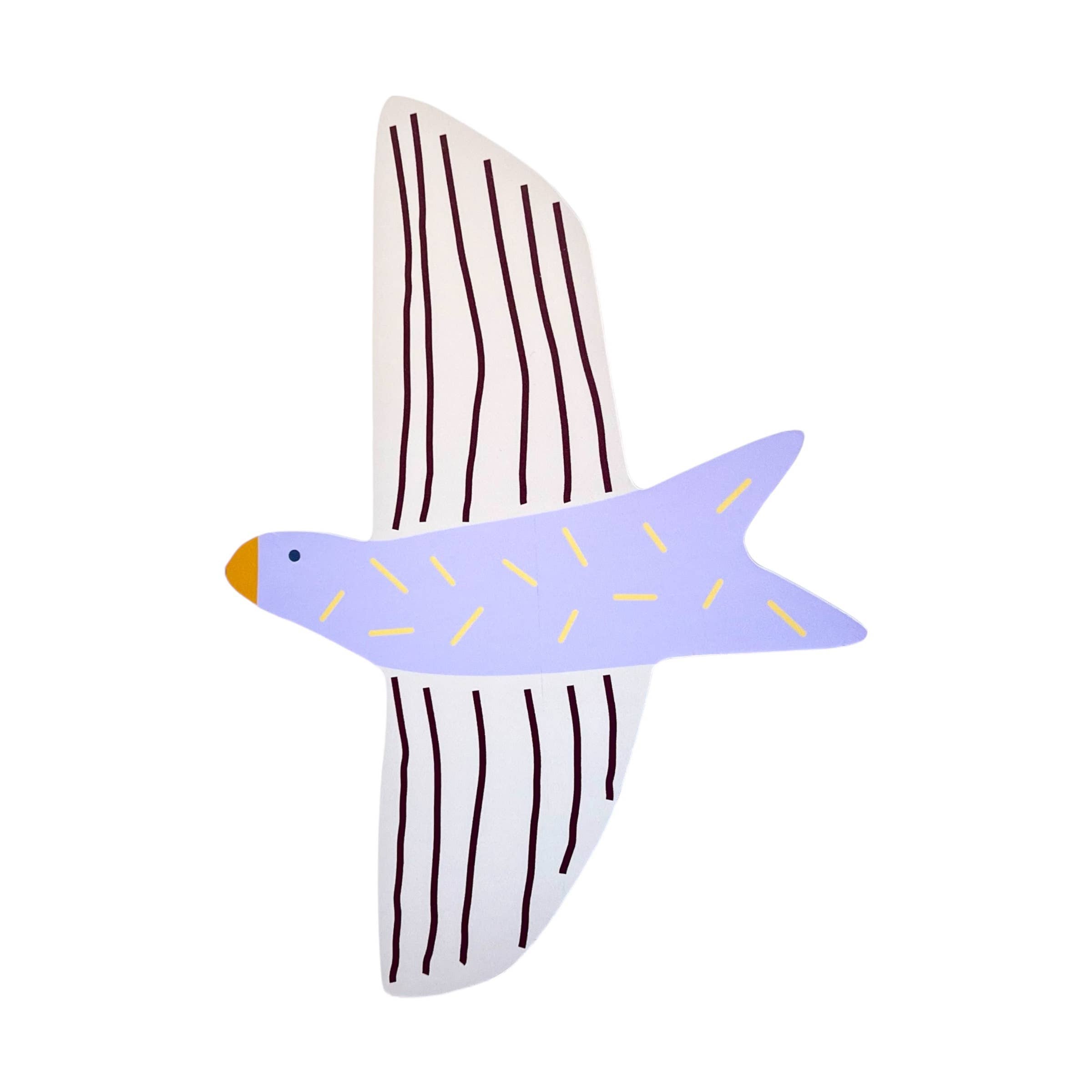 Fliegender Vogelaufhänger de lange Tafel