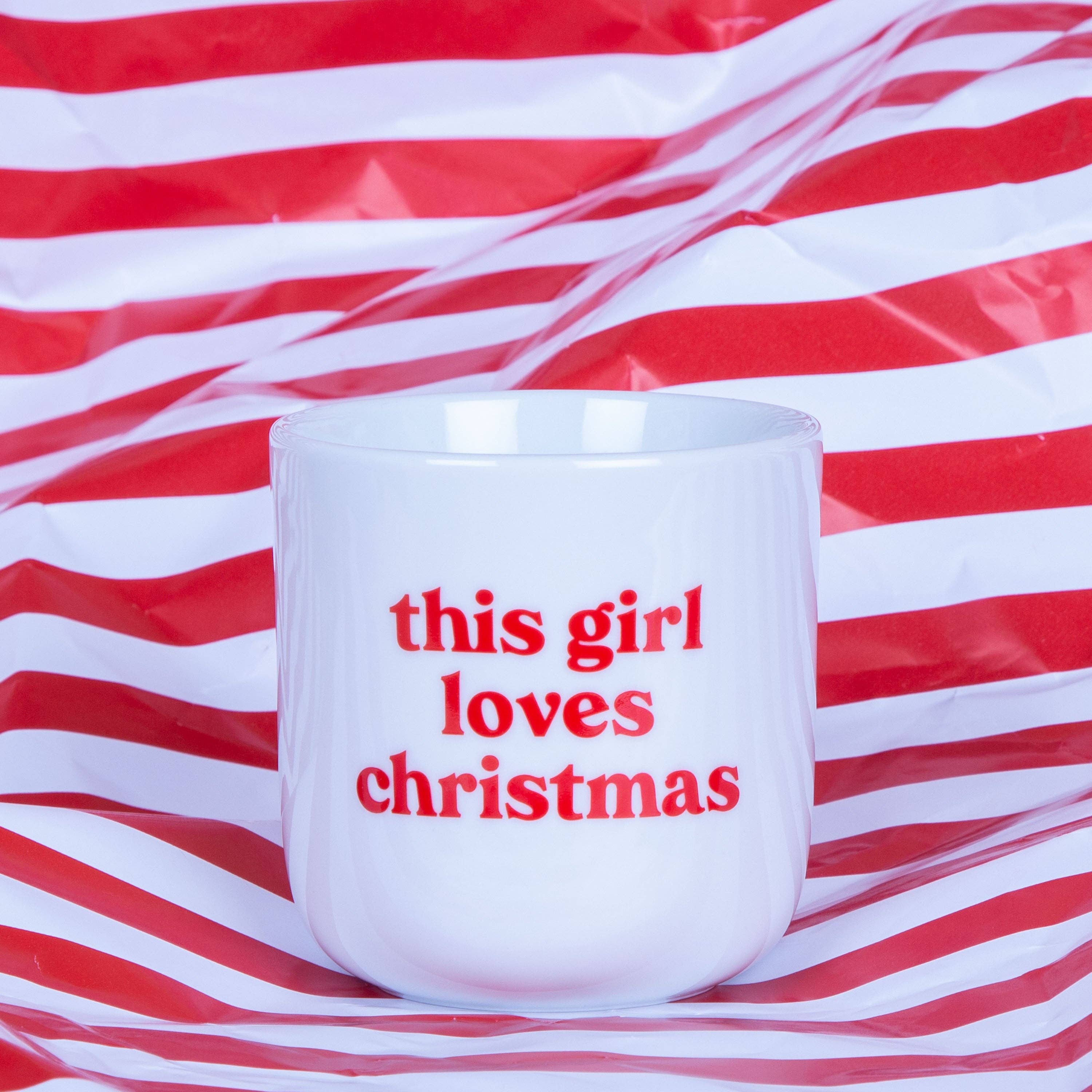 Becher "Christmas Girl" von  Frau Hansen