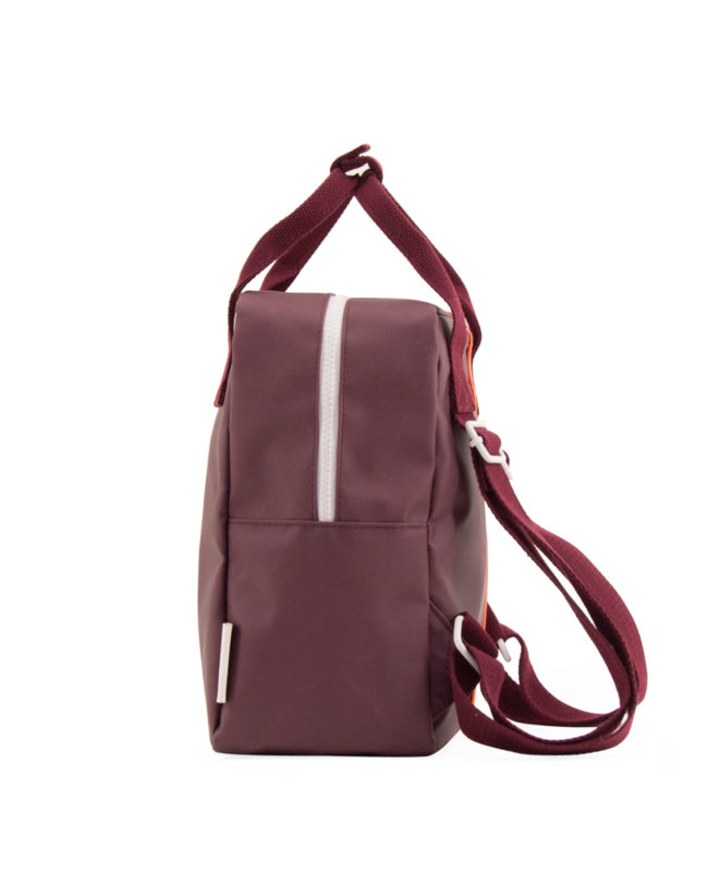 Sticky Lemon Rucksack klein 'vertical | egg plant / blossom pink'