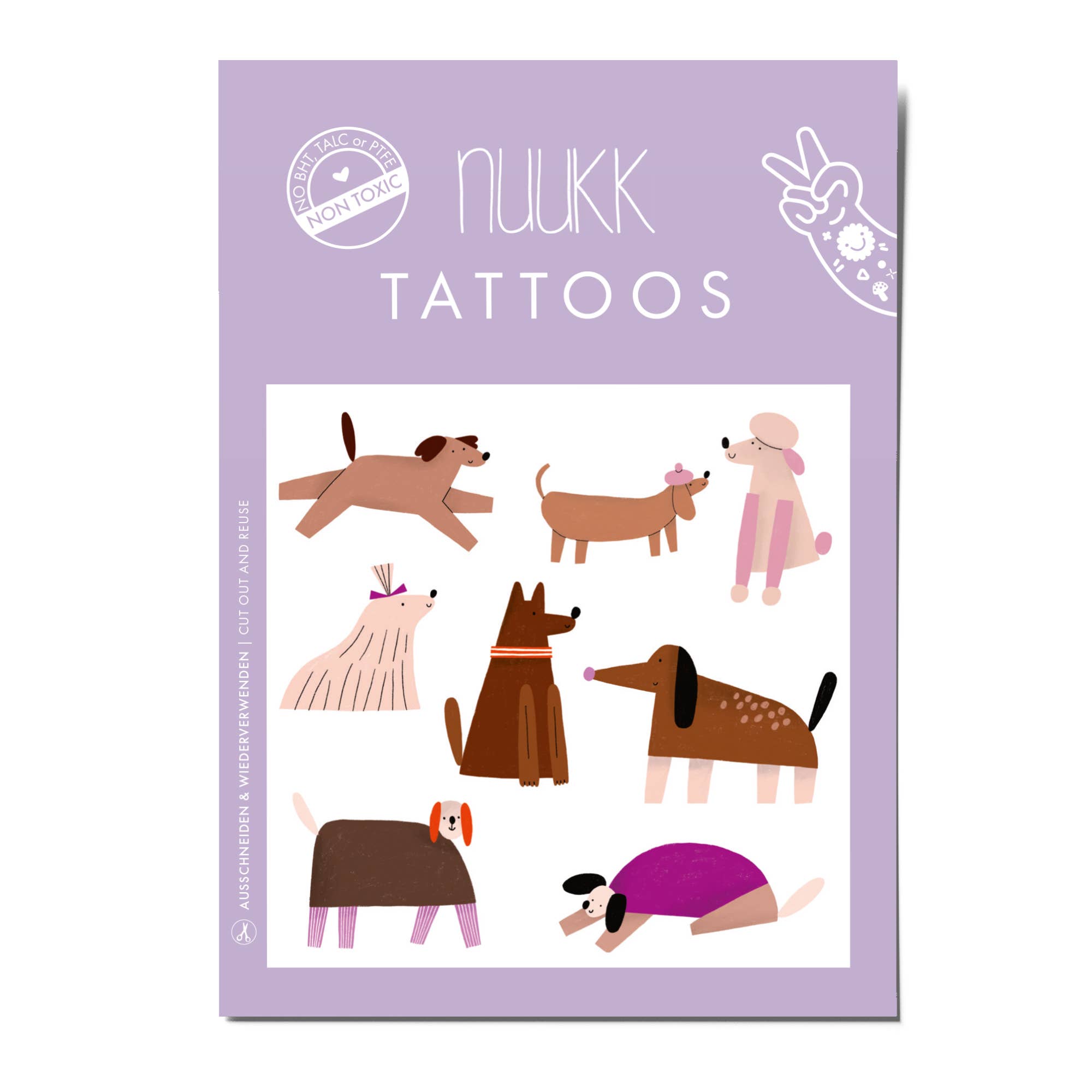 Kindertattoos “Hunde Crew” NUUKK