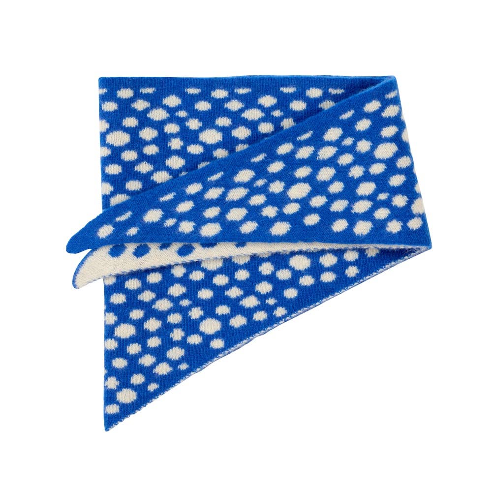 Gepunktetes Halstuch Blau Donna Wilson