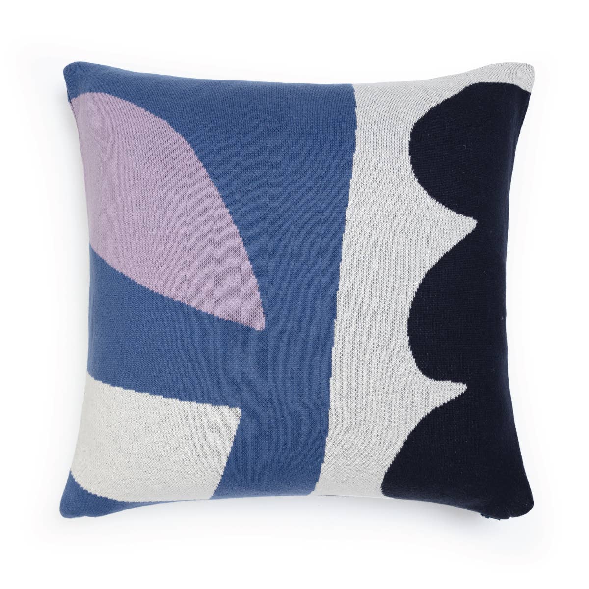 Dekokissen/Kissen aus Baumwollstrick — Orbi Cobalt