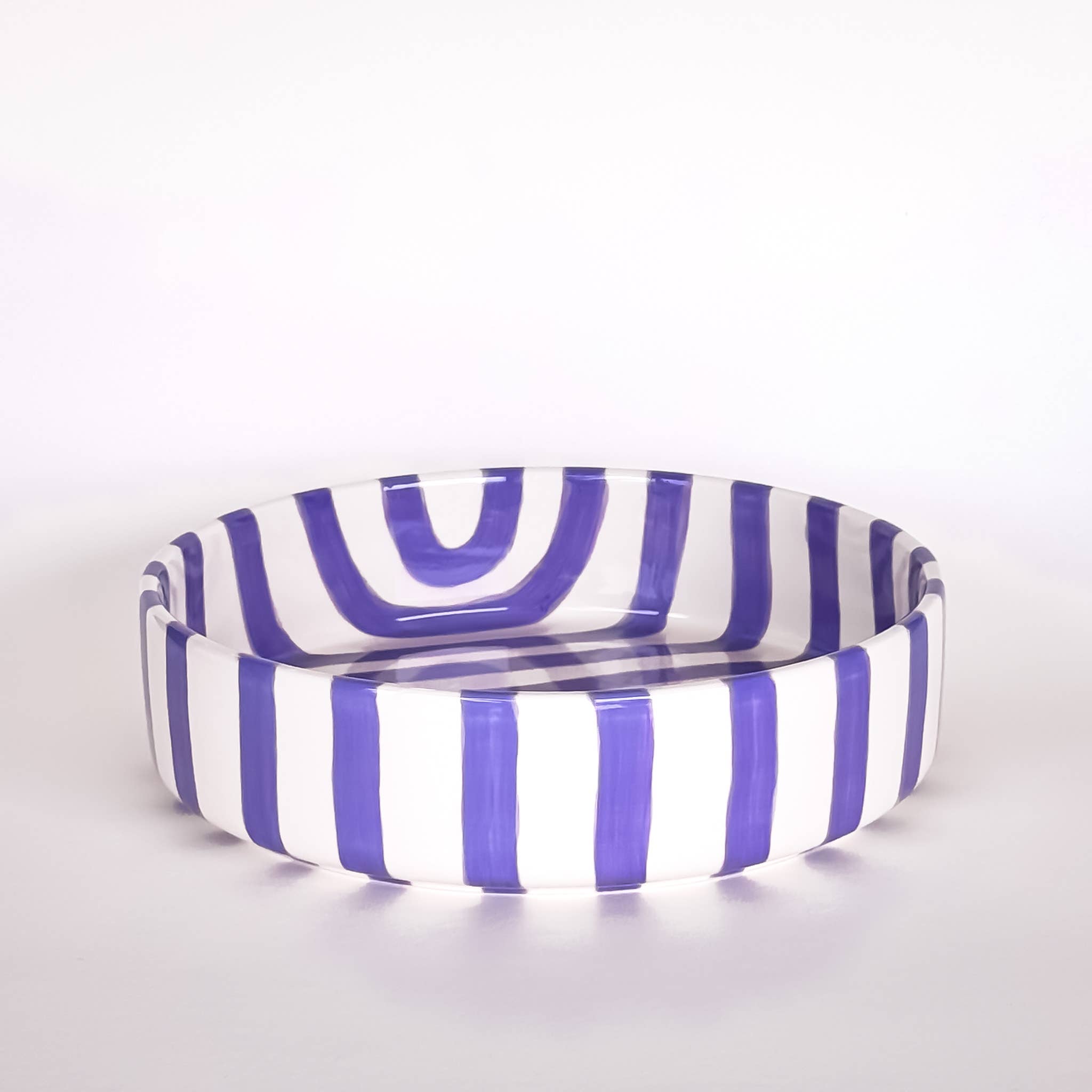Magazin Minori Schale gross  Stripes - palazzo purple