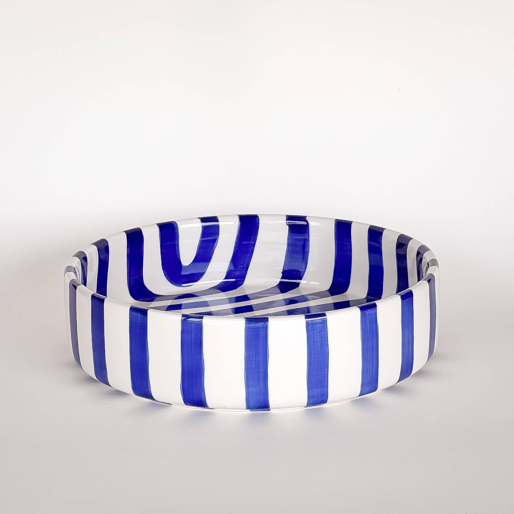 Schale gross  Stripes - mare blue Magazin Minori