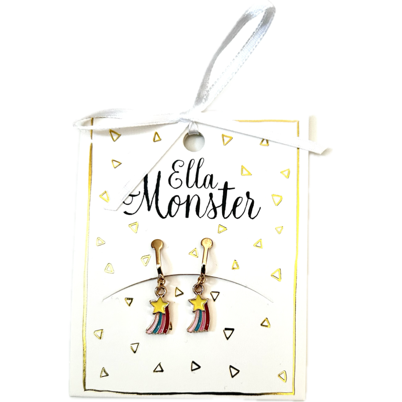 CLIP OHRRINGE 'Shooting Star pink' Ella & Monster