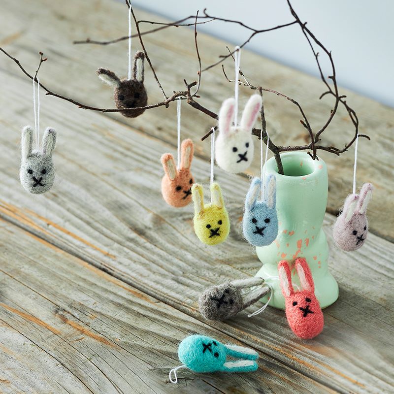 Aveva Design Easter 5-pack 'bunny' (natural)