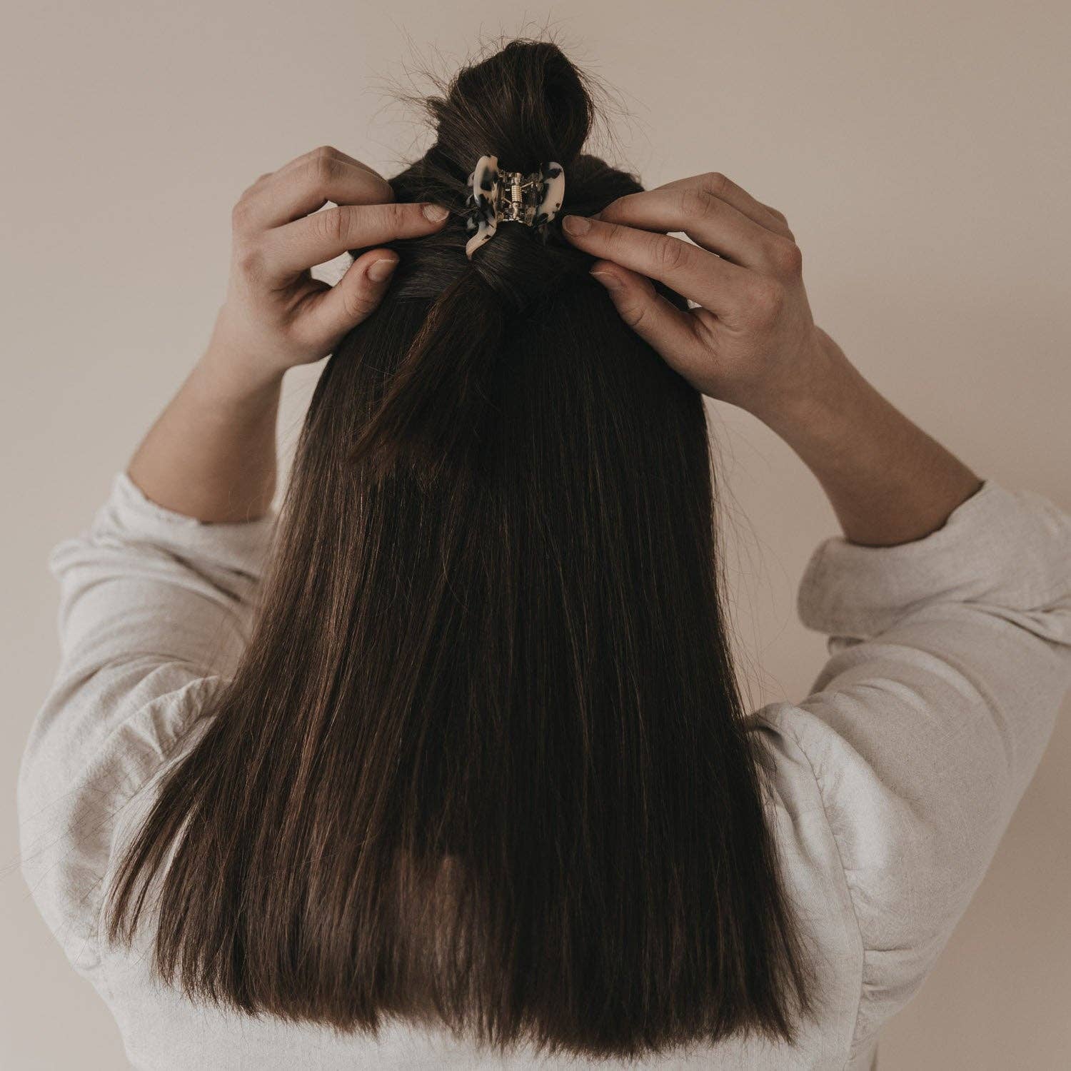 Haarspange klein Herz Leo