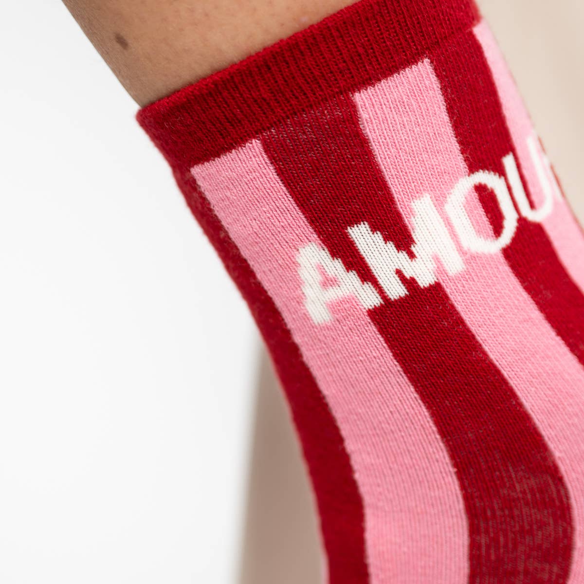 BILLYBELT - Gestreifte Socken - Liebe- Grösse 36-41