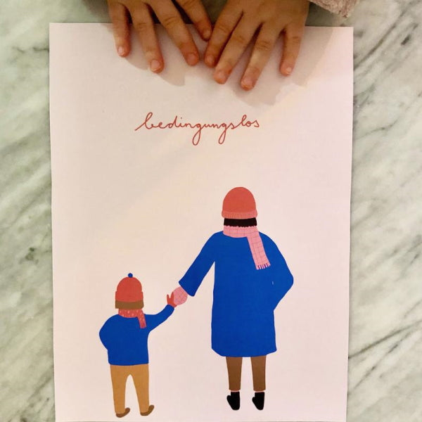 Poster 'Bedingungslos' einfachimmerschoen