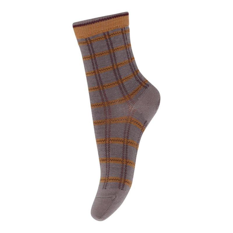 MP Denmark Elma Socken 'Dark Purple Dove'