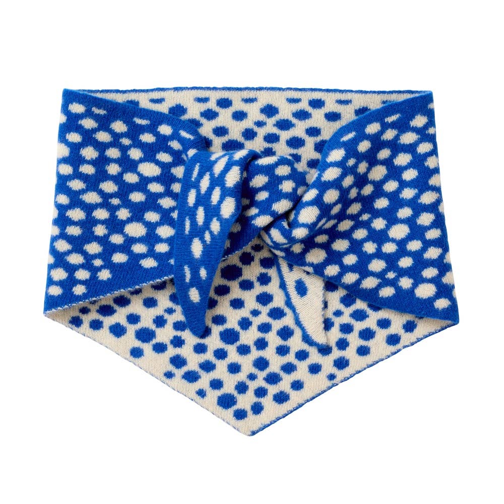 Gepunktetes Halstuch Blau Donna Wilson