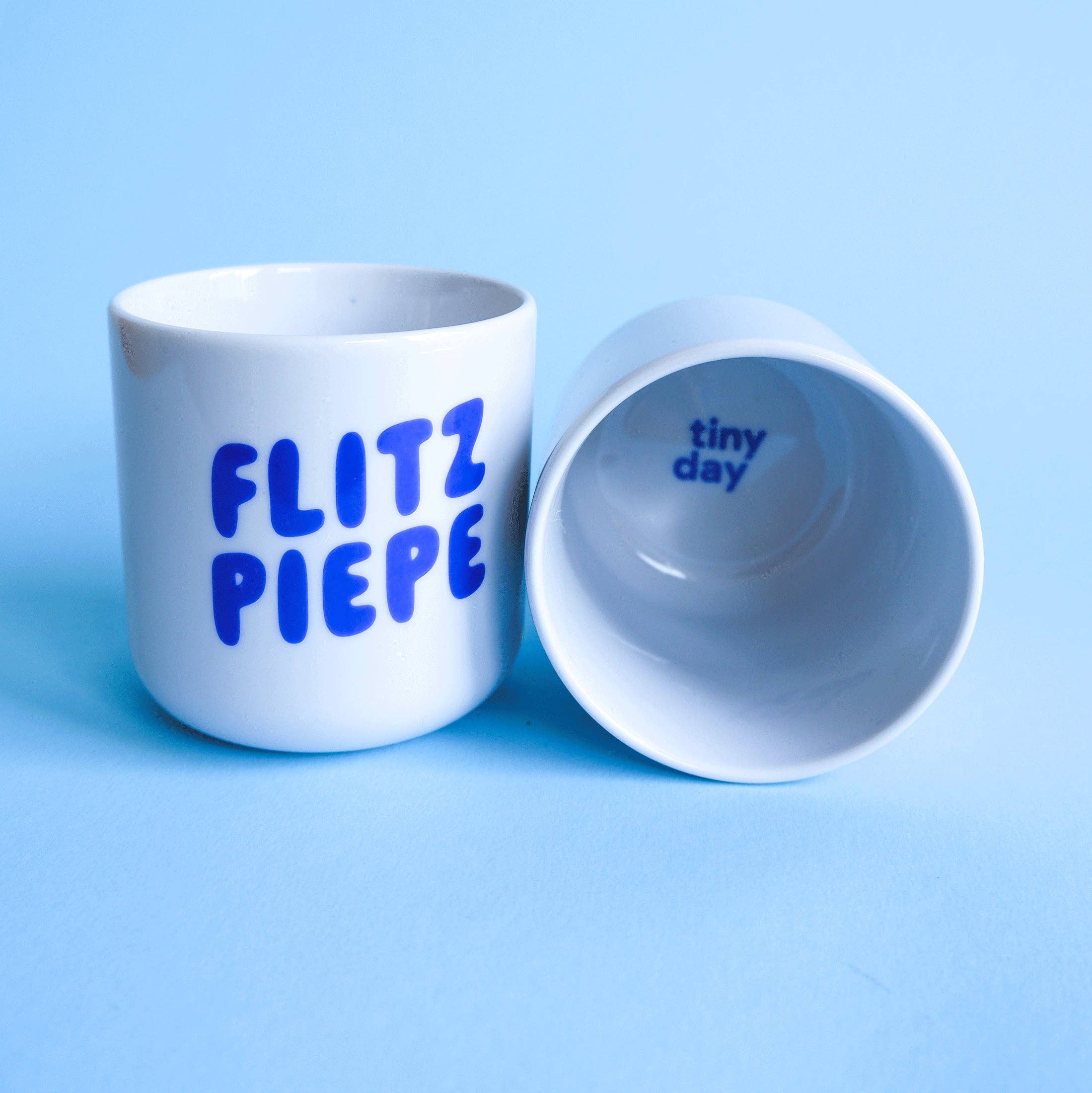tinyday - Flitzpiepe Becher | blau